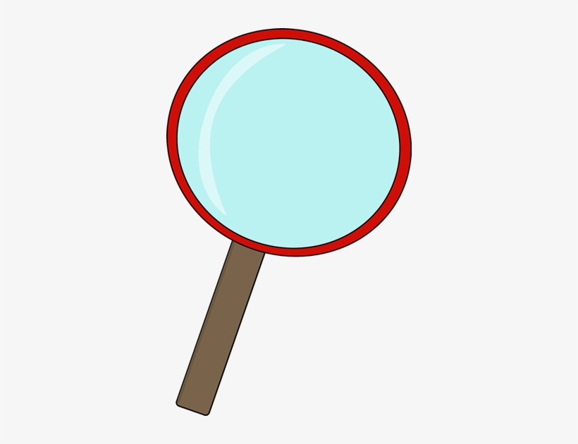 Red Magnifying Glass - Science Clipart, transparent png #712501