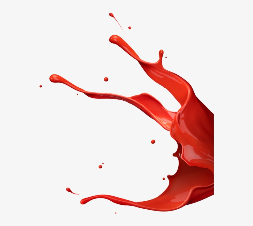 Nyelenehart Ink Splashes Effect Photoshop Tutorial - Red Ink Splash Png, transparent png #712734