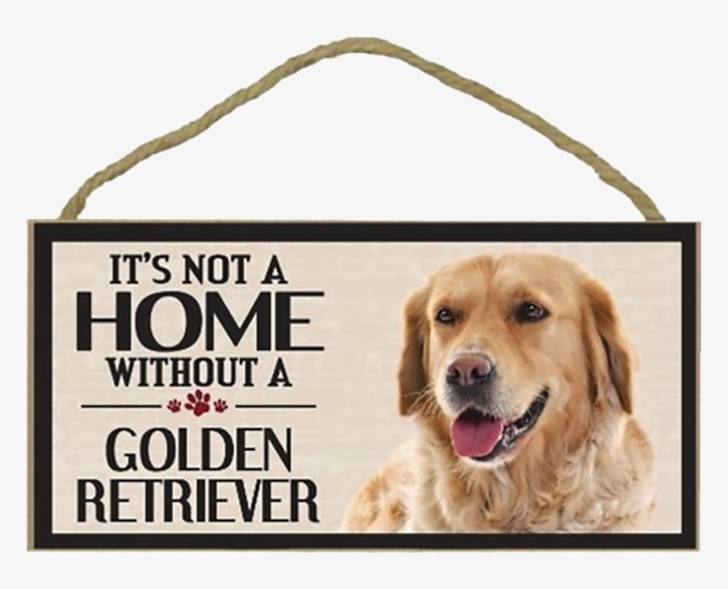Imagine This Company “it's Not A Home Without A Golden - Wood Sign: It's Not A Home Without A Maltese | Dogs,, transparent png #712921