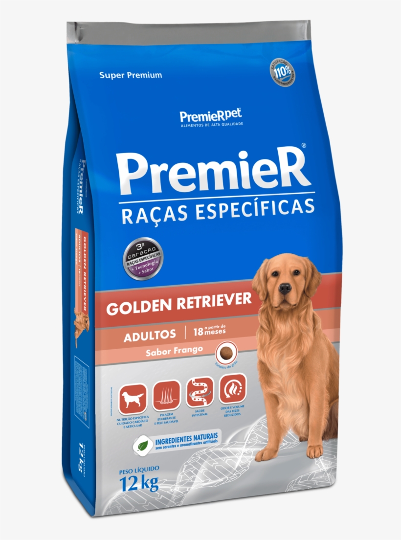 Premier Raças Específicas Golden Retriever Cães Adultos - Premier Seleção Natural, transparent png #713025