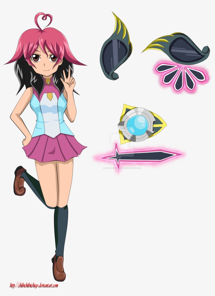 Clip Arc V Oc Sakuraba Hanako By Chibichibiichigo - Yu Gi Oh Oc, transparent png #713251