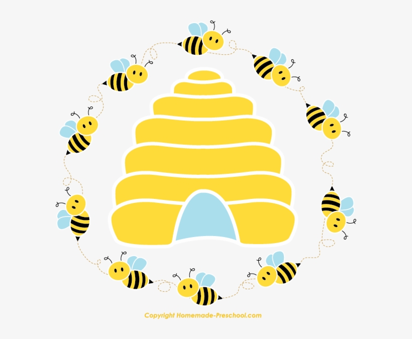Click To Save Image - Cute Beehive, transparent png #713948