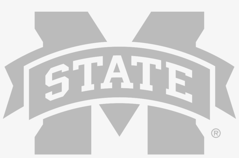 Drawn Bulldog Mississippi State Bulldog - Mississippi State Logo White, transparent png #714302