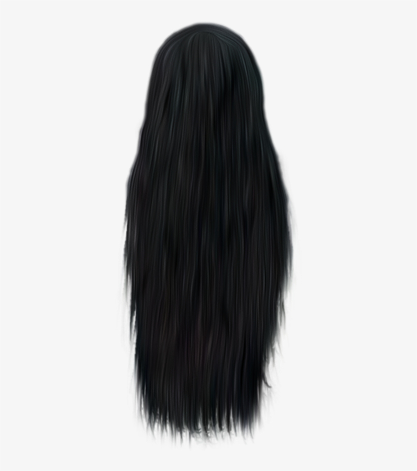 Black Hair Free Png Image - Lace Wig, transparent png #714342