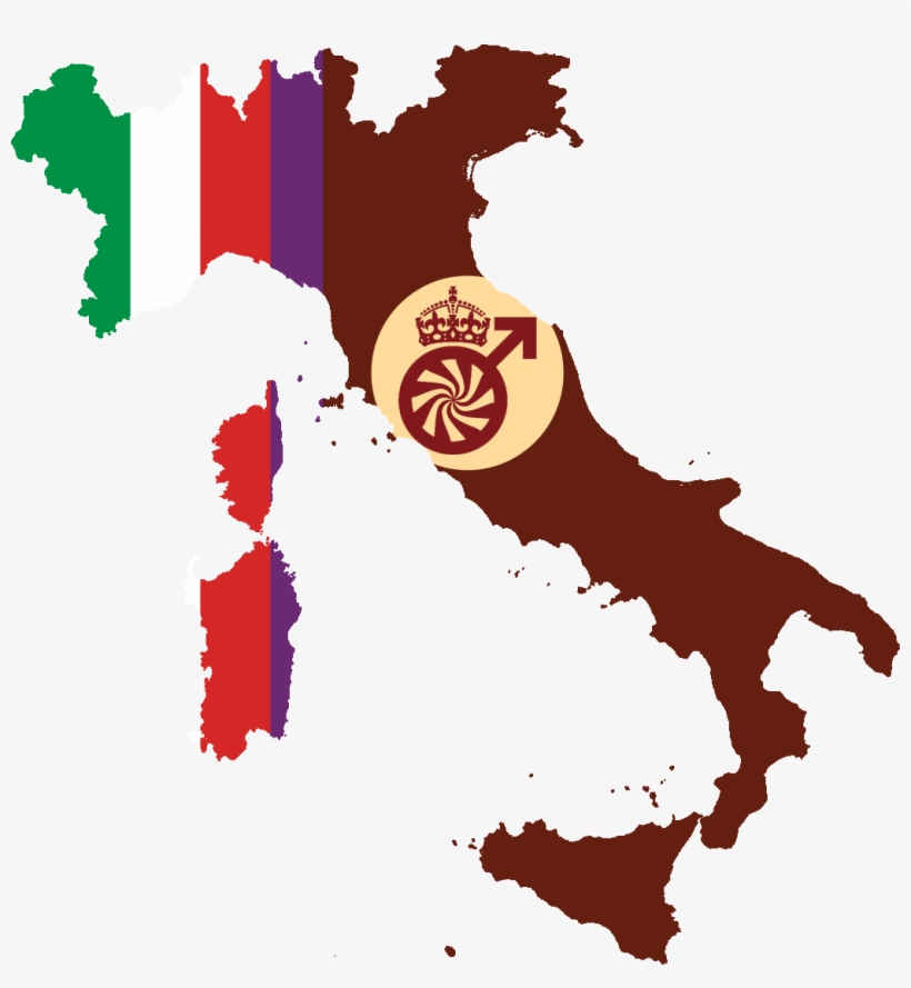 Flag Map Of Italian Mse - Percentage Of Y Dna Similarity, transparent png #715404