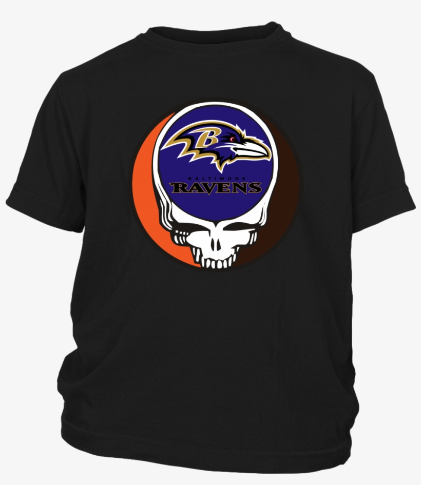 Nfl Baltimore Ravens Grateful Dead Steal Your Face - Shirt, transparent png #715431