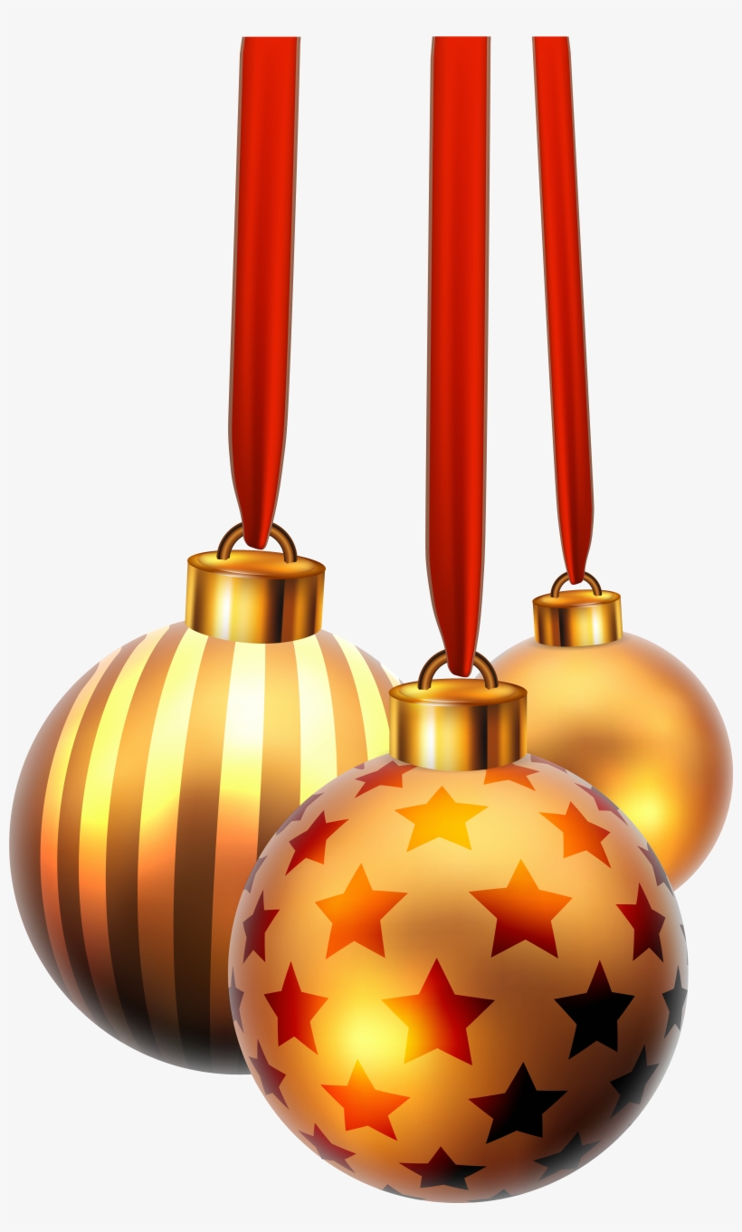 View Full Size - Christmas Balls Png, transparent png #715747