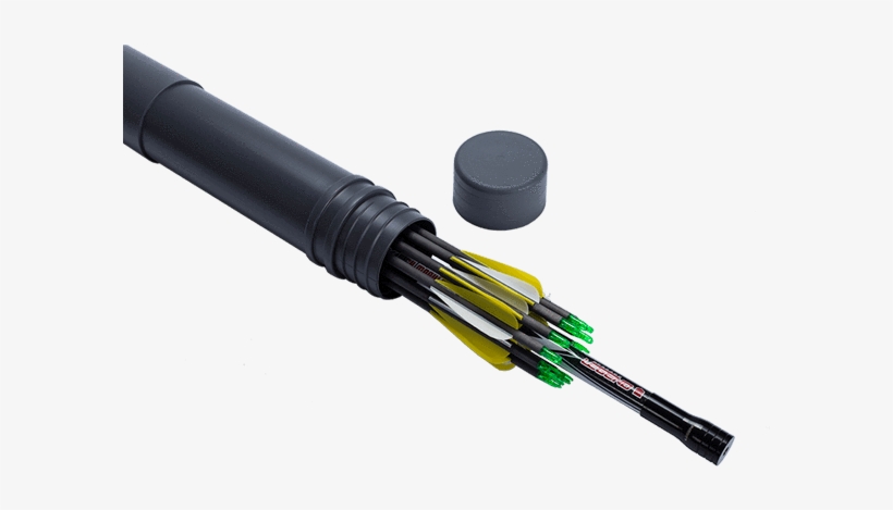 Arrows Telescopic Tube With Arrows Holder - Quiver, transparent png #715775