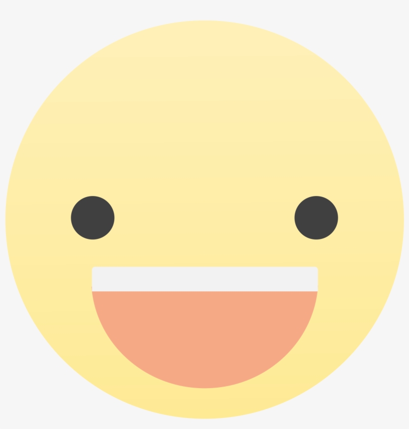 Open - Smiley, transparent png #716007