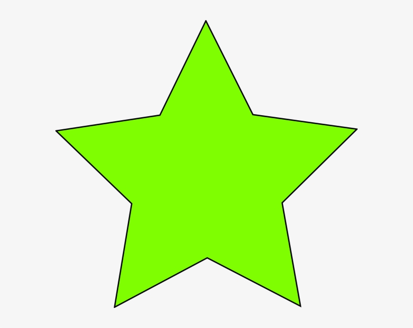Light Green Star Clipart Png For Web, transparent png #716036