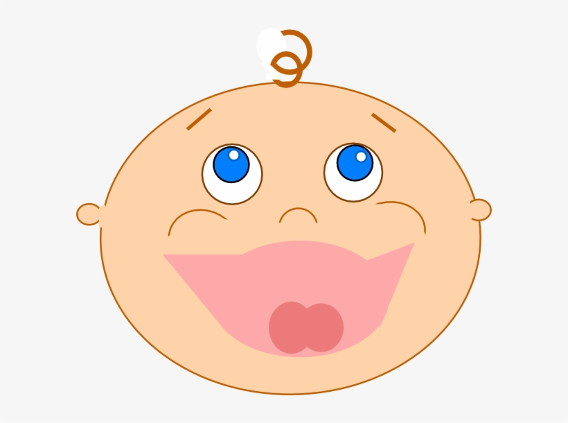 Laughing Baby Svg Clip Arts 600 X 530 Px, transparent png #716383