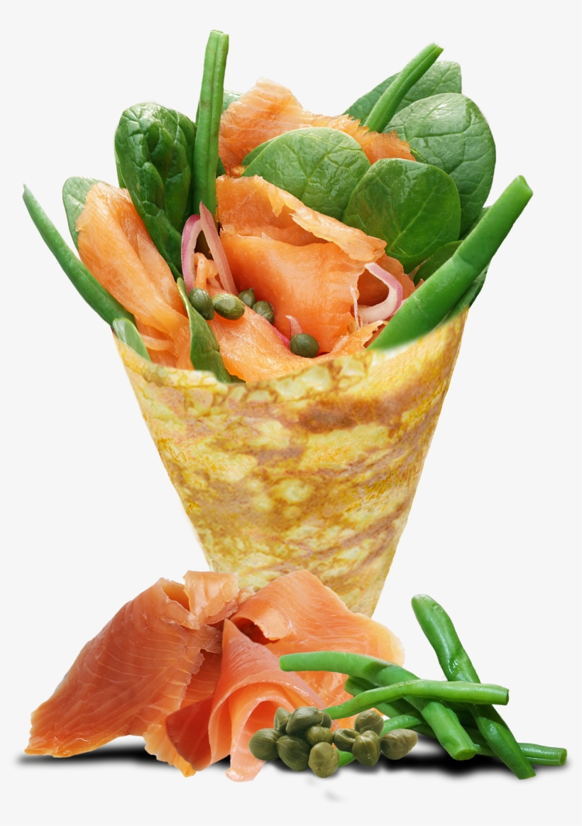 Smoked Salmon - T Swirl Crepe Smoked Salmon, transparent png #716487