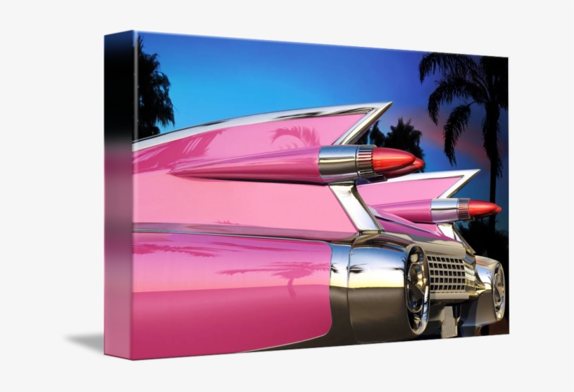 Pink Cadillac Png Vector Free Library - Library, transparent png #716875