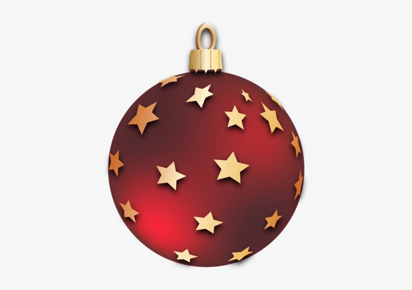 Golden Style Christmas Ball Png - Christmas Ornaments Clipart Red, transparent png #716985