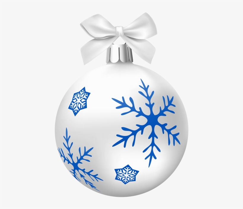 Free Png White Christmas Balls Png Images Transparent - Blue Christmas Bulbs Png, transparent png #717032