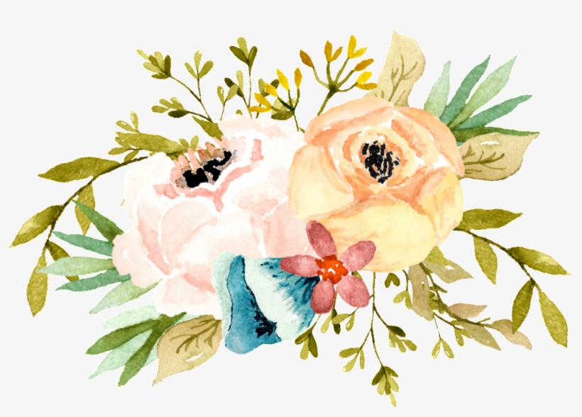 Watercolor Flower - Bridal Shower, transparent png #717083