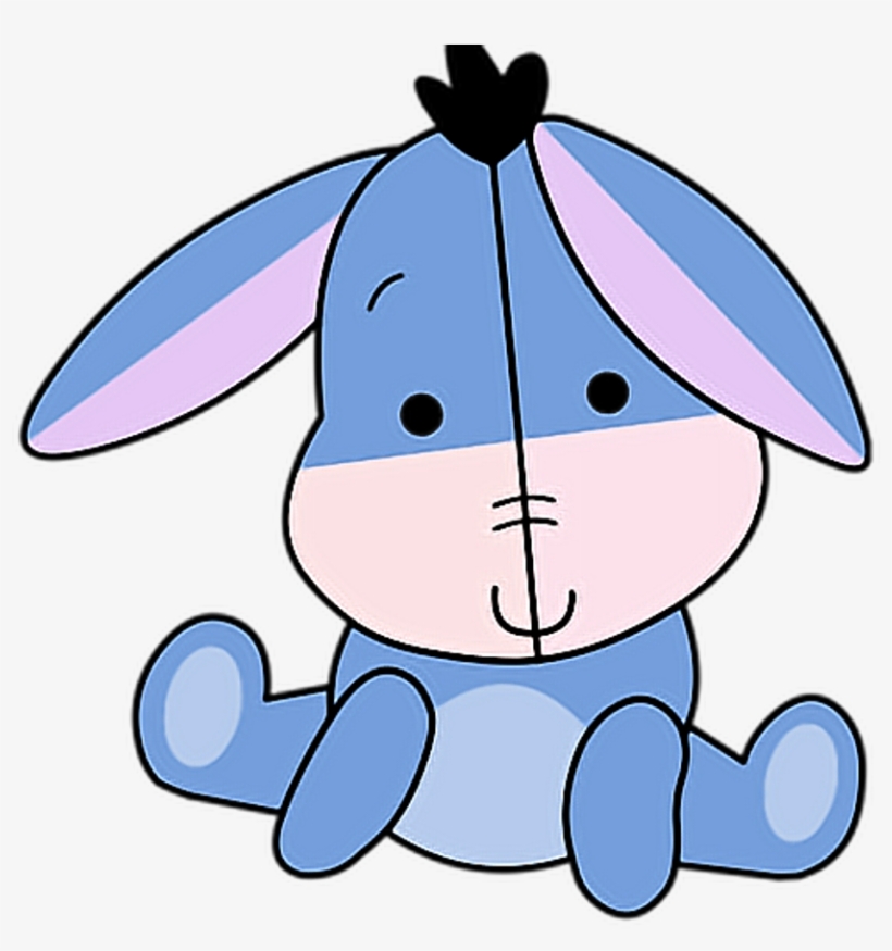 Winniethepooh Eeyore Ihoh Sticker - Stickers Tumblr De Disney, transparent png #717124