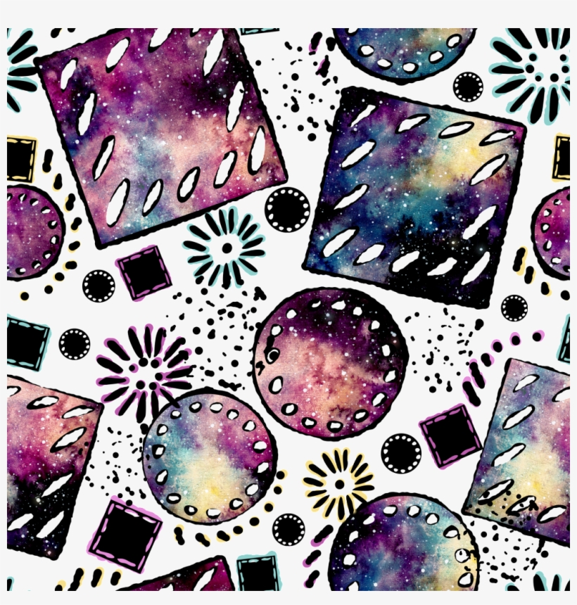 Hand Drawn Gradient Starry Sky Geometry Png Background - Vector Graphics, transparent png #717155