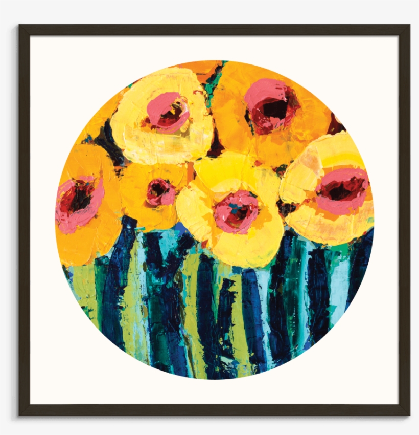 Artist Lane Poppies By Anna Blatman Framed Painting, transparent png #717533