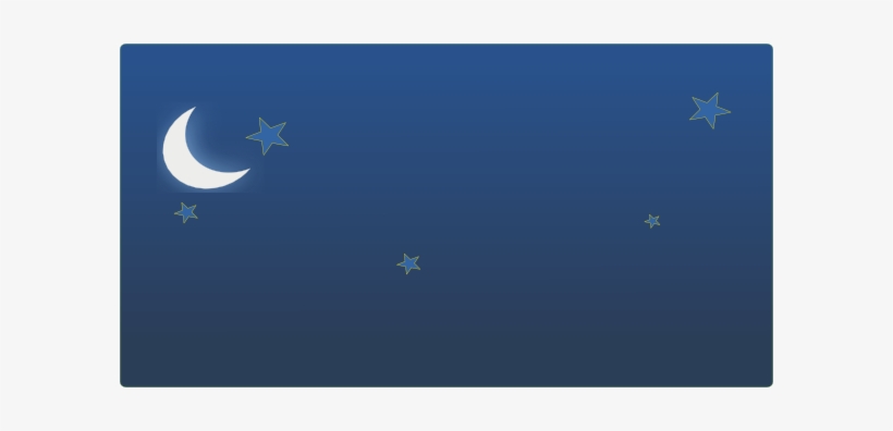 Night Sky With Stars And Moon Clip Art At Clker Com - Moon, transparent png #717694