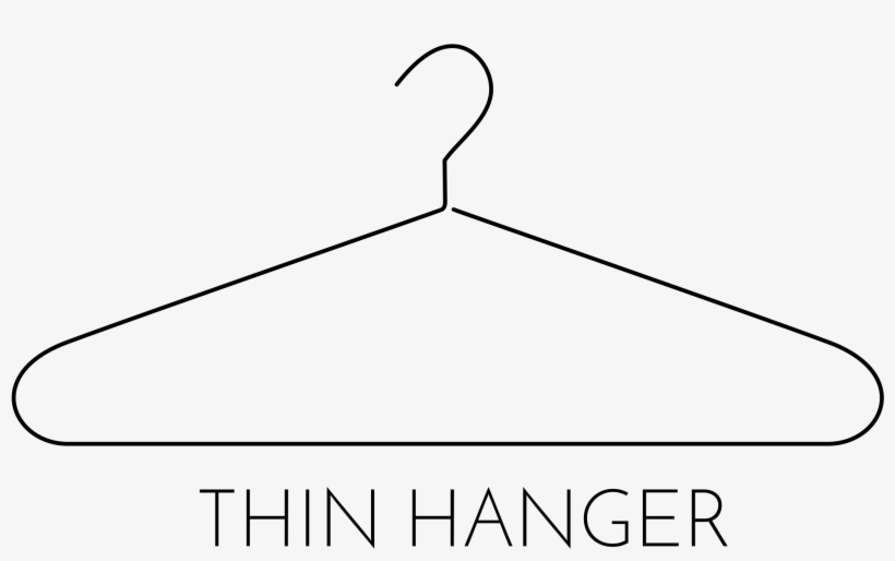 This Free Icons Png Design Of Thin Cloth Hanger, transparent png #717786