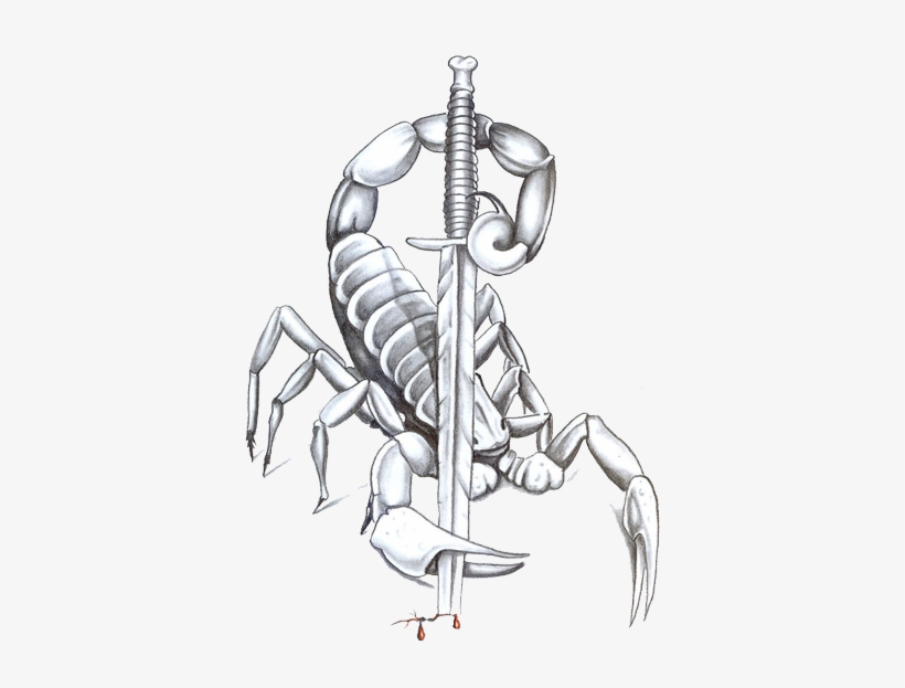 Scorpion Tattoos Free Download Png - Diseños De Tatuajes Escorpiones, transparent png #717815