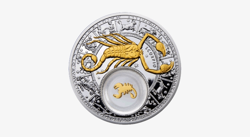 By 2013 20roubles Scorpio B - Silver Coin Scorpio, transparent png #717834