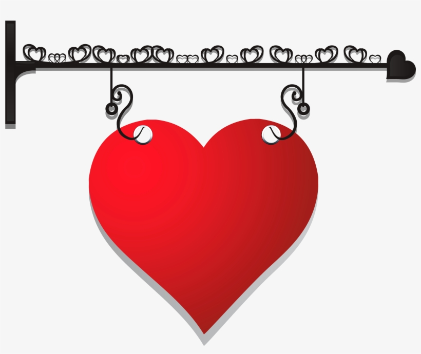 Png Image Hanging Heart, transparent png #717956