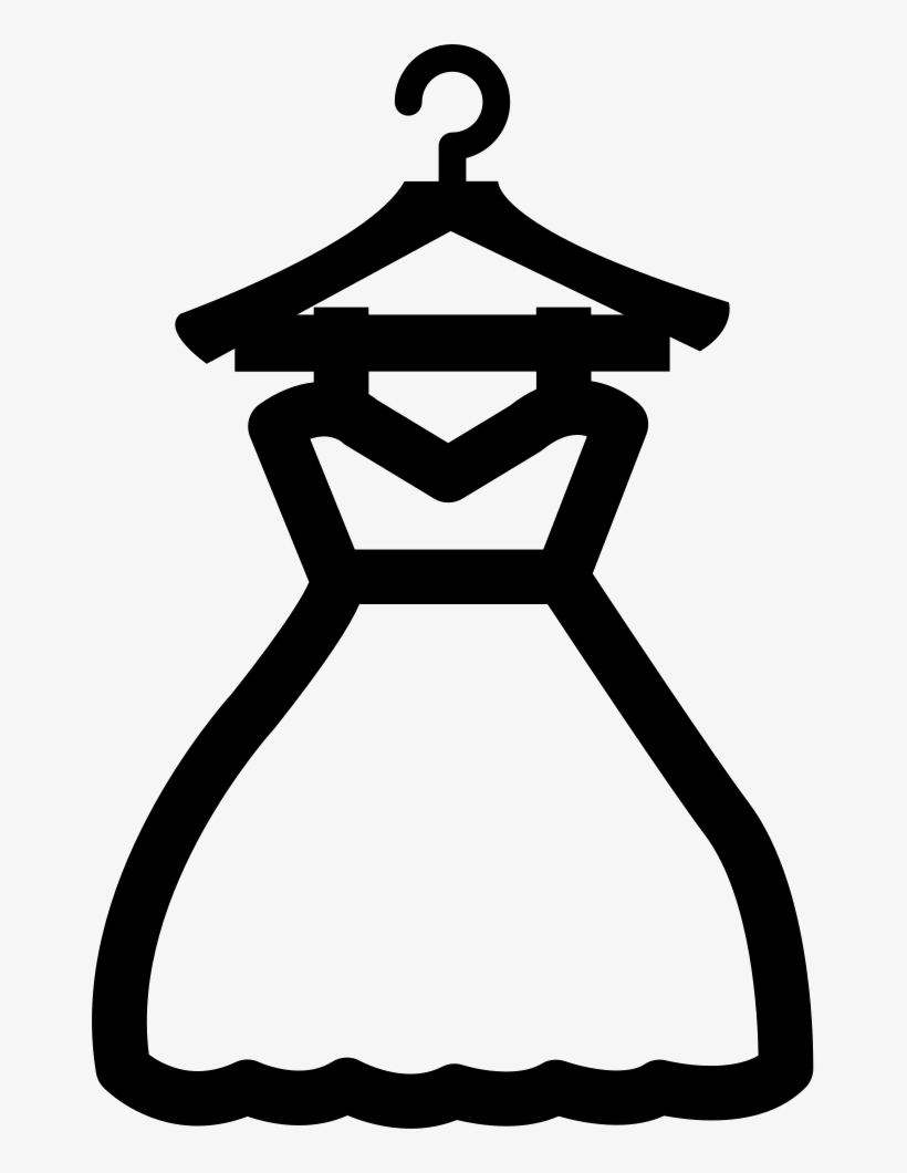 Dress On A Hanger Comments - Icon Hanger Png, transparent png #718170