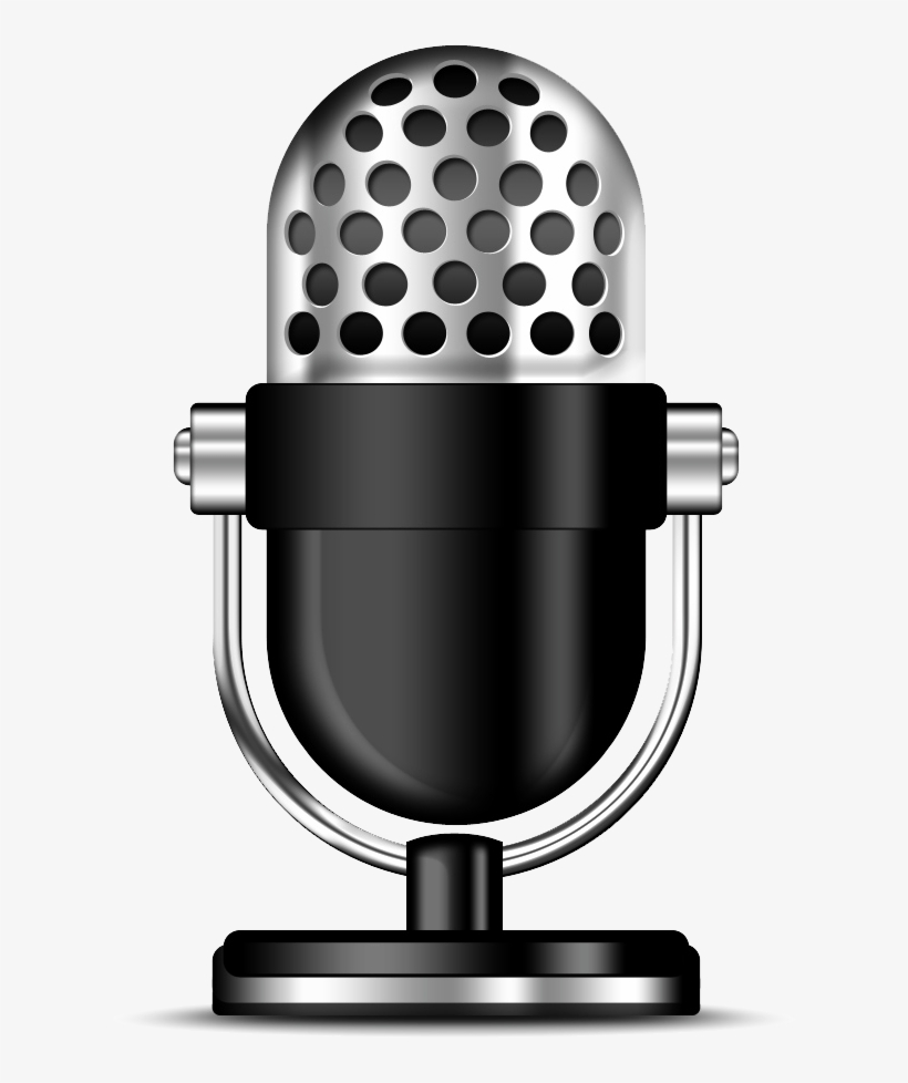 Radio Station Microphone Png Transparent - Microphone Clipart Png, transparent png #718791