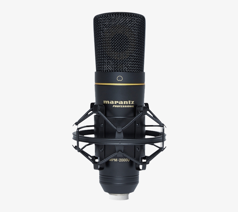 Mpm2000u Ortho Web - Marantz Mpm-2000u Usb Studio Condenser Microphone, transparent png #719034