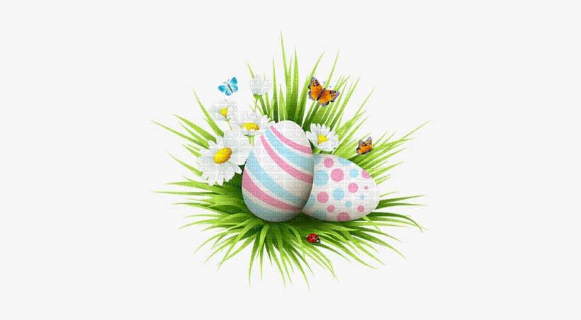 Easter Eggs In Grass - Easter Egg, transparent png #719260