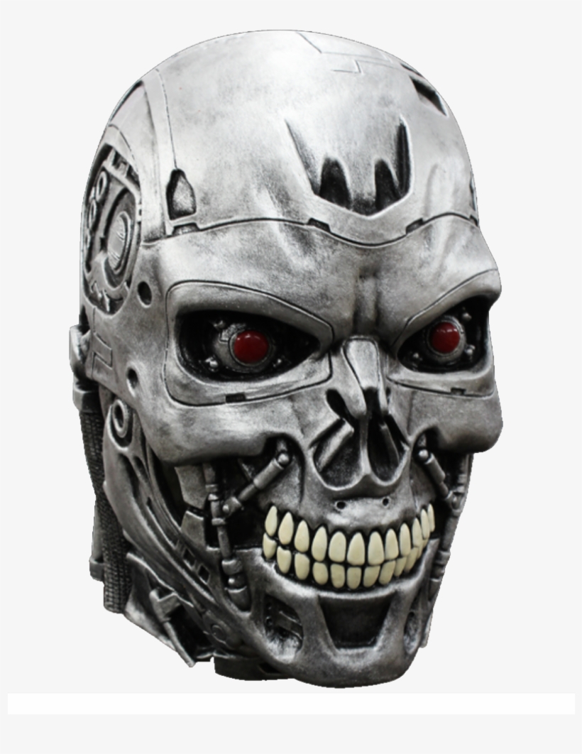 Terminator Skull Png Image - Terminator Endoskull Mask For Adults, transparent png #719357