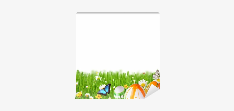 Yelewen 5x7ft Easter Day Eggs Flowers Butterflies Thin, transparent png #719789