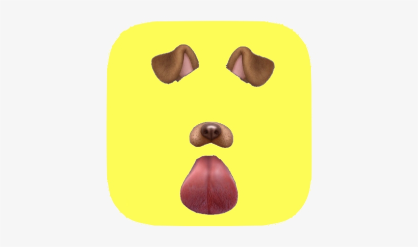 Snapchat Logo - Snapchat Dog Filter Costume, transparent png #719940