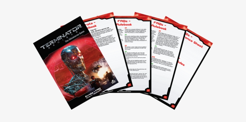 Terminator Errata Fan - Terminator Genisys: War Against The Machines Rulebook, transparent png #719962