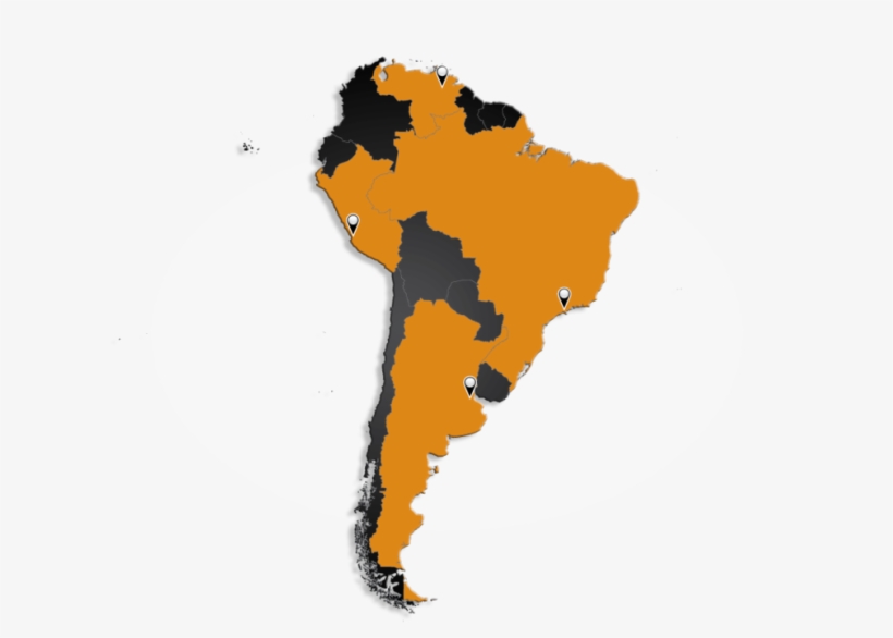 Worldmap 001 Southamerica 2, transparent png #7105446