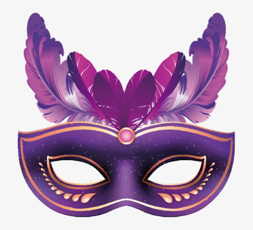 Mascara Antifaz Violeta Venecia, transparent png #7105972