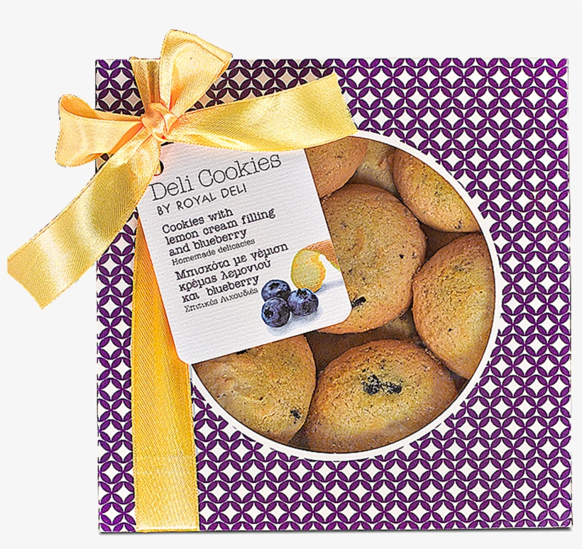 Lemon Cream & Blueberry Filled Cookies, transparent png #7106322