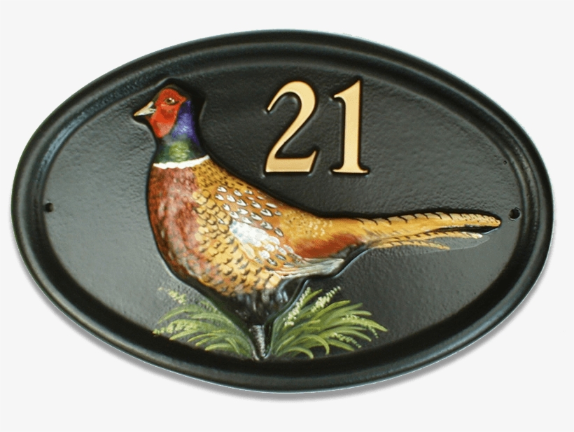 Pheasant Large House Sign, transparent png #7108213