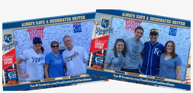 Kansas City Royals Fans Always Have A Designated Driver, transparent png #7108337