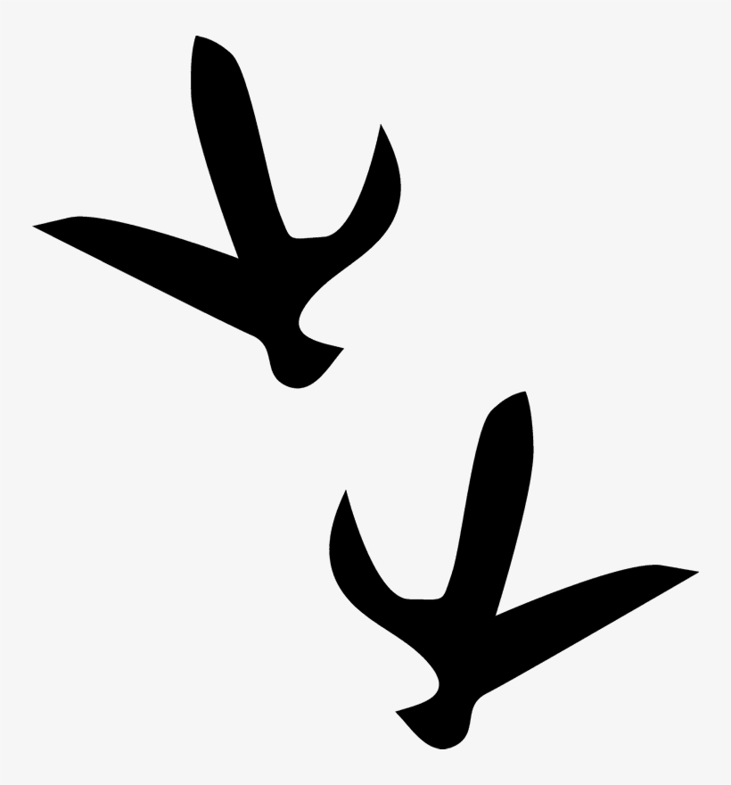 Pheasant Tracks Rubber Stamp, transparent png #7108705