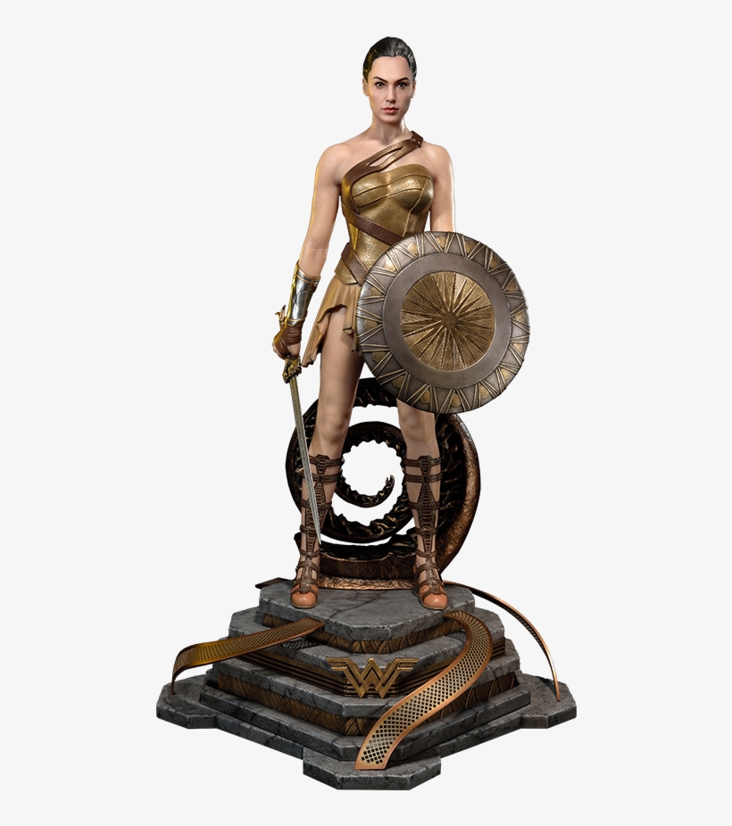 Wonder Woman Training Costume Statue, transparent png #7108810