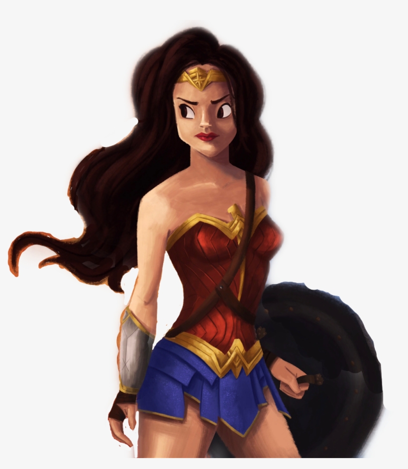 Dc Comics Wonderwoman Superhero Powerful Walli Art, transparent png #7108864