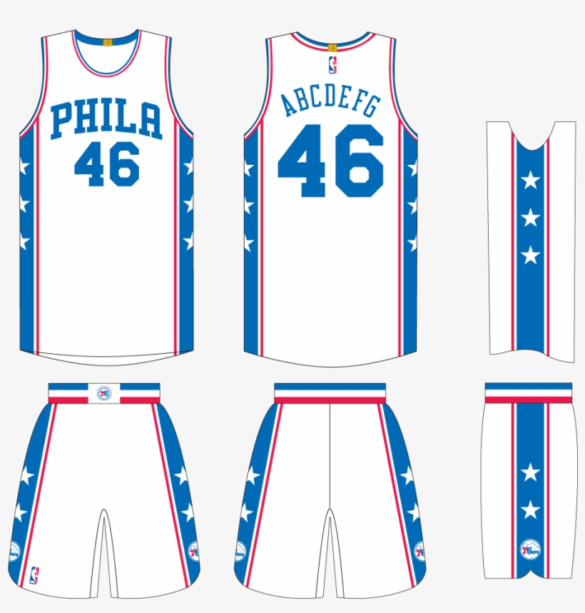 Here's A Sixers Jersey Mockup Based On Confirmed Leaks, transparent png #7109473