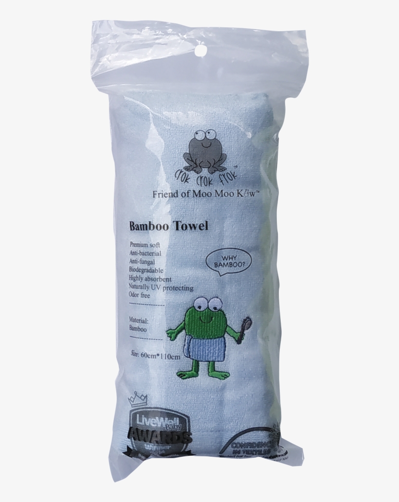 Crokcrokfrok Bamboo Towel For Baby & Kids, transparent png #7111514
