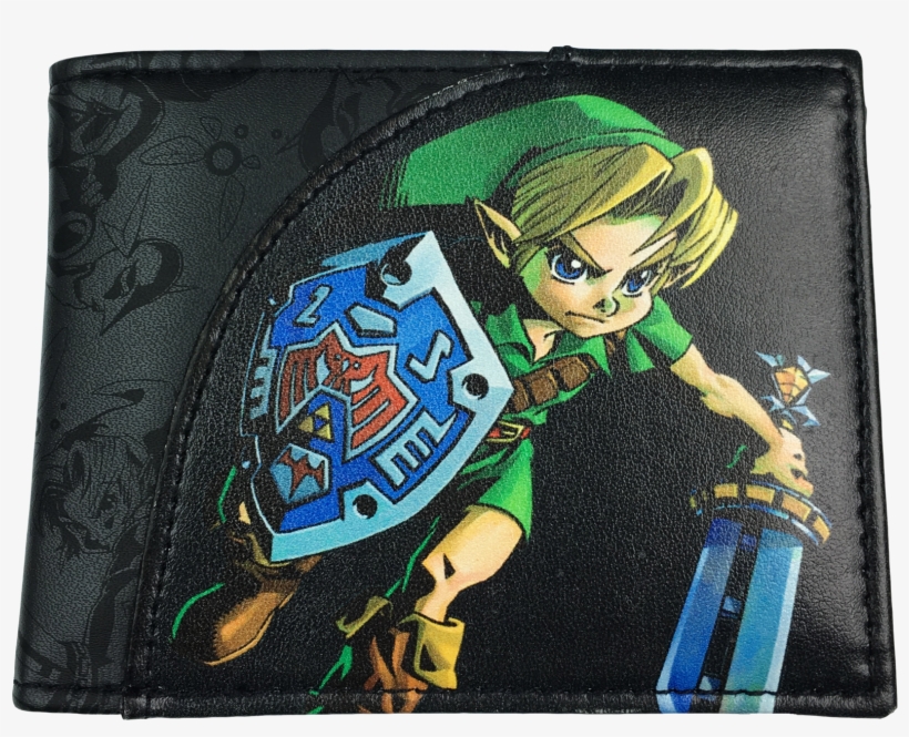 Zelda Majoras Mask Big Link Bi-fold Wallet, transparent png #7111922