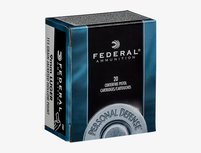 Personal Defense 9mm Luger 115 Grain 1180 Fps, transparent png #7113167