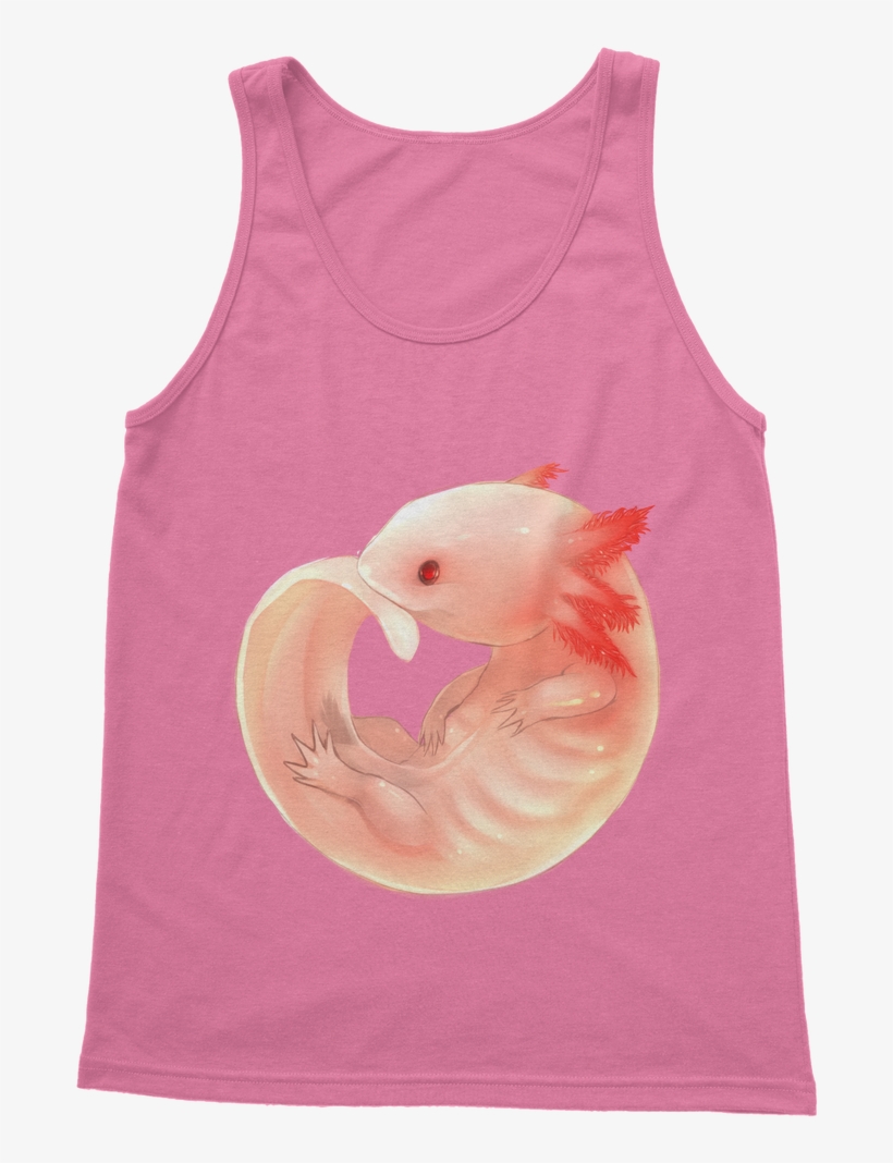 Bt003 Biting Tail Axolotl ﻿women's Tank Top, transparent png #7114338