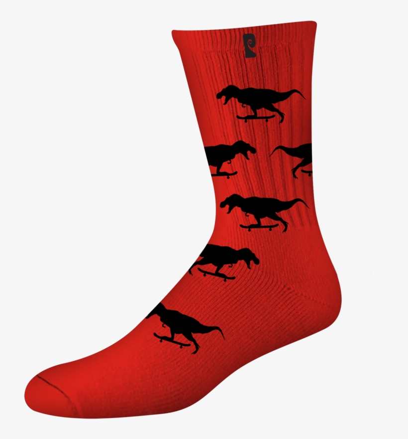 Gnar Psock - Red/black, transparent png #7115728